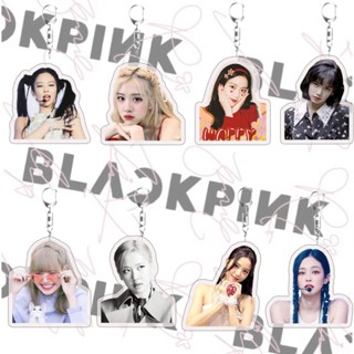 สินค้าใหม่ พวงกุญแจอะคริลิค จี้ BLACKPINK jisoo Jennie Lisa rose