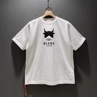 Beams Ox zodiac limited edition Mt. เสื้อยืดแขนสั้น พิมพ์ลาย Fuji อเนกประสงค์ สไตล์ญี่ปุ่น สําหรับผู้ชาย และผู้หญิง