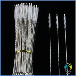 Comfy แปรงล้างหลอดดูด จุกนม ขนไนล่อน ไม่ทำให้เป็นรอย Stainless steel soft straw straw brush