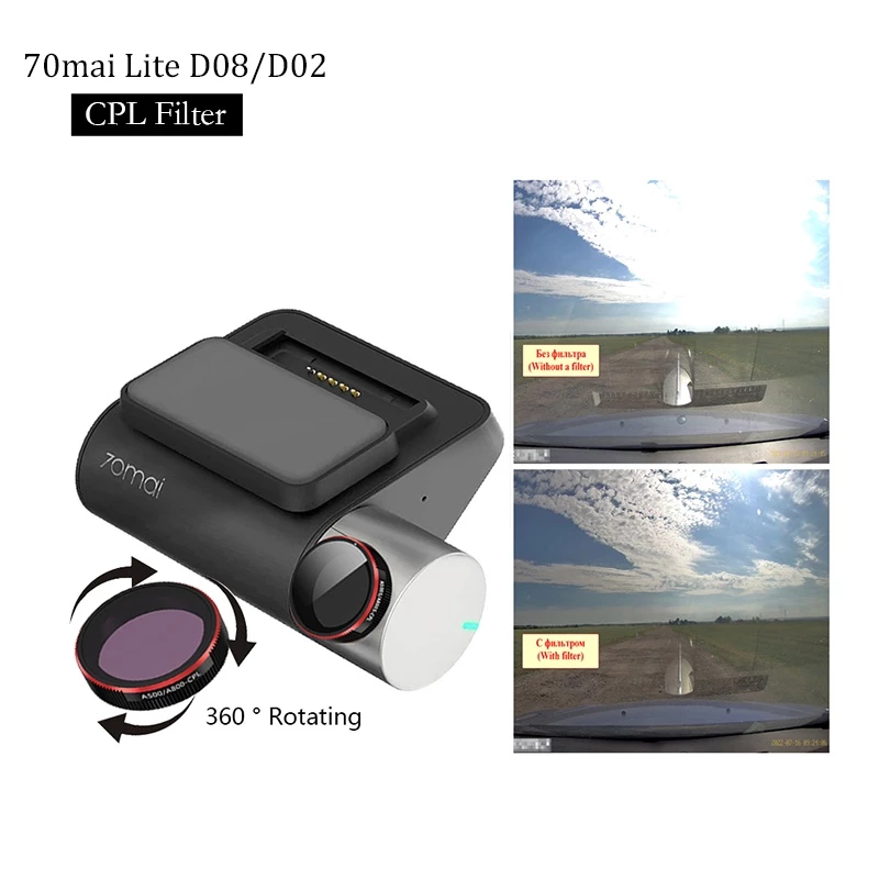 สําหรับ 70mai A500s A200 A510 A410 Dash Cam A500 Pro Plus A200 Mount สําหรับ 70mai Dash Cam Pro Plus + A500S 70mai Lite2 Mount thumbnail 6
