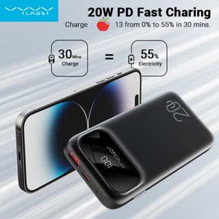 Vyvylabs พาวเวอร์แบงค์ 10000mAh PD 20W ชาร์จเร็ว แบบพกพา