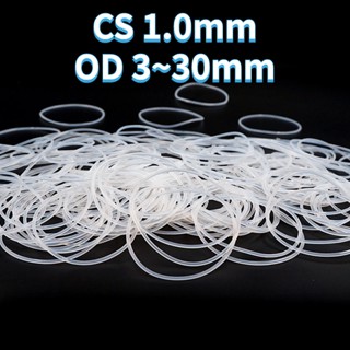 [WDY] โอริงซิลิโคน สีขาว O-Ring OD5-30 มม. * Cs1 มม.