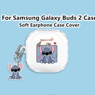 【Yoshida】เคสหูฟังนิ่ม แบบใส สร้างสรรค์ สําหรับ Samsung Galaxy Buds 2 Samsung Galaxy Buds 2