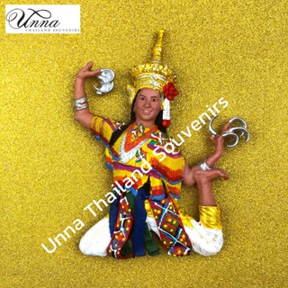 โนรา นางรำมโนราห์ ศิลปะวัฒนธรรมภาคใต้ แม็กเน็ต Nora Southern Thai souvenir magnet