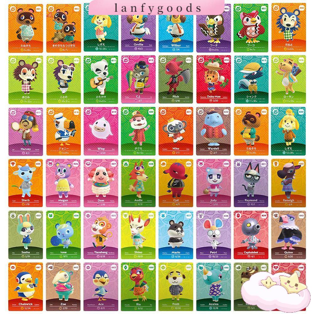 LANFY 25-48 Amiibo 1-24 NFC ANIMAL CROSSING FROM THE LIST NEW HORIZONS 49-72 401-448 425-448 SERIES 5 Tiny Villager Invite Cards