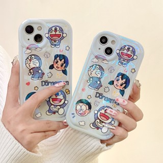 เคสโทรศัพท์มือถือ TPU แบบนิ่ม ลายการ์ตูนโดราเอมอน กันกระแทก สําหรับ Apple IPhone 14 13 12 11 Pro Max