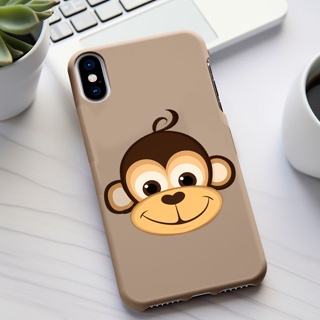 เคสโทรศัพท์มือถือ ซิลิโคนนุ่ม ลายการ์ตูนลิงน่ารัก สําหรับ Iphone 11 12 13 14 Pro Max 12promax 13promax 14promax 11promax 7 8 Xs Max Xr