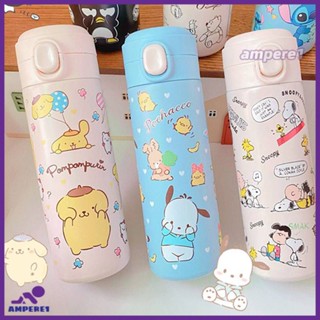 Sanrio Hello Kitty 500Ml การ์ตูนกระติกเก็บความร้อนสูญญากาศ304สแตนเลส-AME1