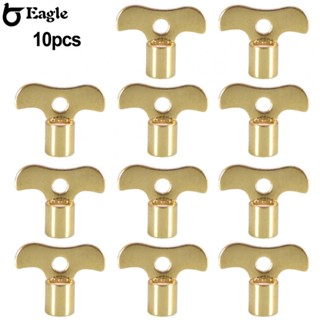 ⭐2023 ⭐Faucet Key 10pcs/set 7mm Accessories Brass Gold Color Key Clock Type Key