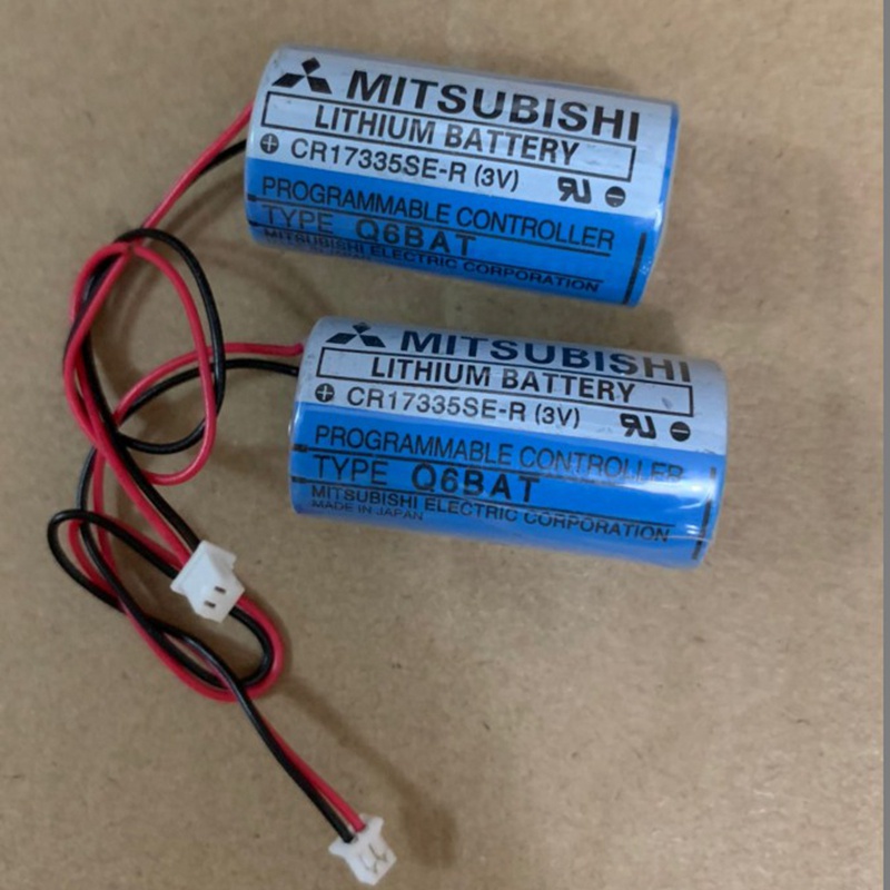 YTH 1pce Q6BAT CR17335SE-R 3V Q Series PLC แบตเตอรี่ลิเธียม