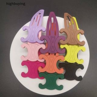 [highbuying] กิ๊บติดผม โลหะ สีทอง สไตล์เกาหลี 8 ซม. สําหรับผู้หญิง สินค้าใหม่