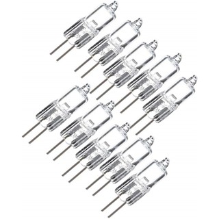 10Pcs G4 12V 20W หลอดไฟฮาโลเจน G4 หลอดไฟฮาโลเจน 12V 20W โคมไฟผนังโคมไฟคริสตัลหลอดไฟระเบิดหลอดฮาโลเจน