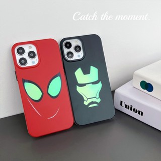 เคสโทรศัพท์มือถือ ป้องกันฝุ่น ลาย Brave Spider Man Iron Man สําหรับ Iphone 14 12 Pro Max Sweet IP 11 13 Pro Max