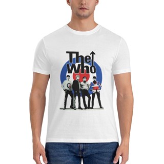 เสื้อยืด ลายวงร็อค The Who Band หลากสี สไตล์พังก์ร็อค