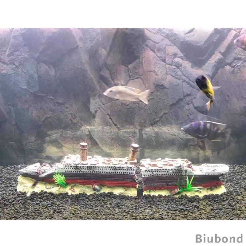[Biubond] เครื่องประดับตกแต่งตู้ปลา วัสดุเรซิ่น เป็นมิตรกับสิ่งแวดล้อม