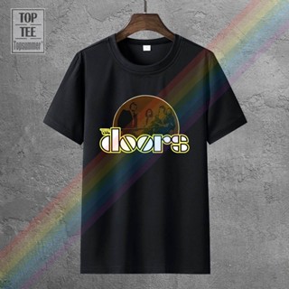 เสื้อยืด พิมพ์ลาย The Doors สไตล์พังก์ โกธิค เรโทร ฮิปฮอป โกธิค สยองขวัญ