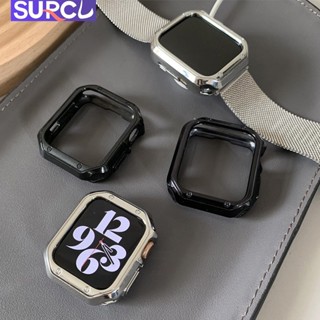 เคสนาฬิกาข้อมือ TPU อุปกรณ์เสริม สําหรับ Apple watch ultra 49 มม. 8 7 45 มม. 41 มม. smart watch series 6 5 SE 4 3 2 1 iwatch 44 มม. 40 มม. 42 มม. 38 มม.