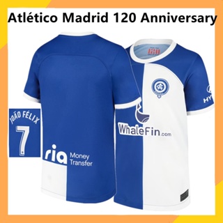 Atletico Madrid เสื้อแข่งแอตเลติโก้ มาดริด ครบรอบ 120 ปี 23-24 ขนาด S-4XL เสื้อผู้ชาย