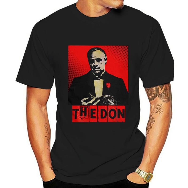 เสื้อยืดผ้าฝ้ายพิมพ์ลายขายดี เสื้อยืด พิมพ์ลาย the Godfather the Don Marlon Brando Actor ทุกขนาด สําหรับผู้ชาย ผู้หญิง