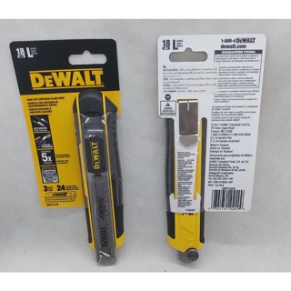 มีด DEWALT มีดคัตเตอร์ Carbride ขนาด 18มม. รุ่น DWHT10249