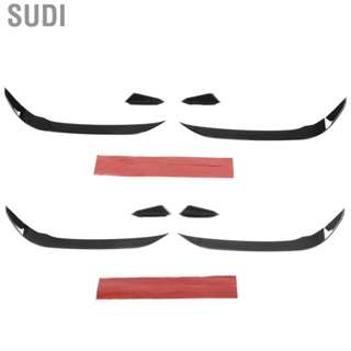 Sudi Bumper Spoiler  Front Bumper Canard 4PCS/Set with Double Sided Adhesive for Car Modification Replacement for MK7.5 GTD 2017‑2020