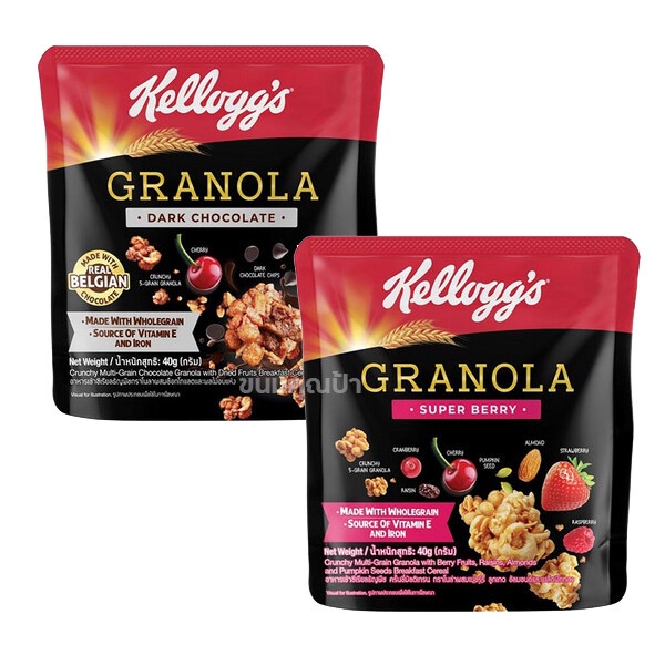 Kellogg's Granola เคลล็อกส์ กราโนลา (เลือกรสได้) 40 กรัม