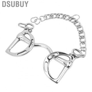 Dsubuy Horse Mouth Snaffle Bit  Horse Mouth Bit Fine Workmanship Stainless Steel  for Racetracks