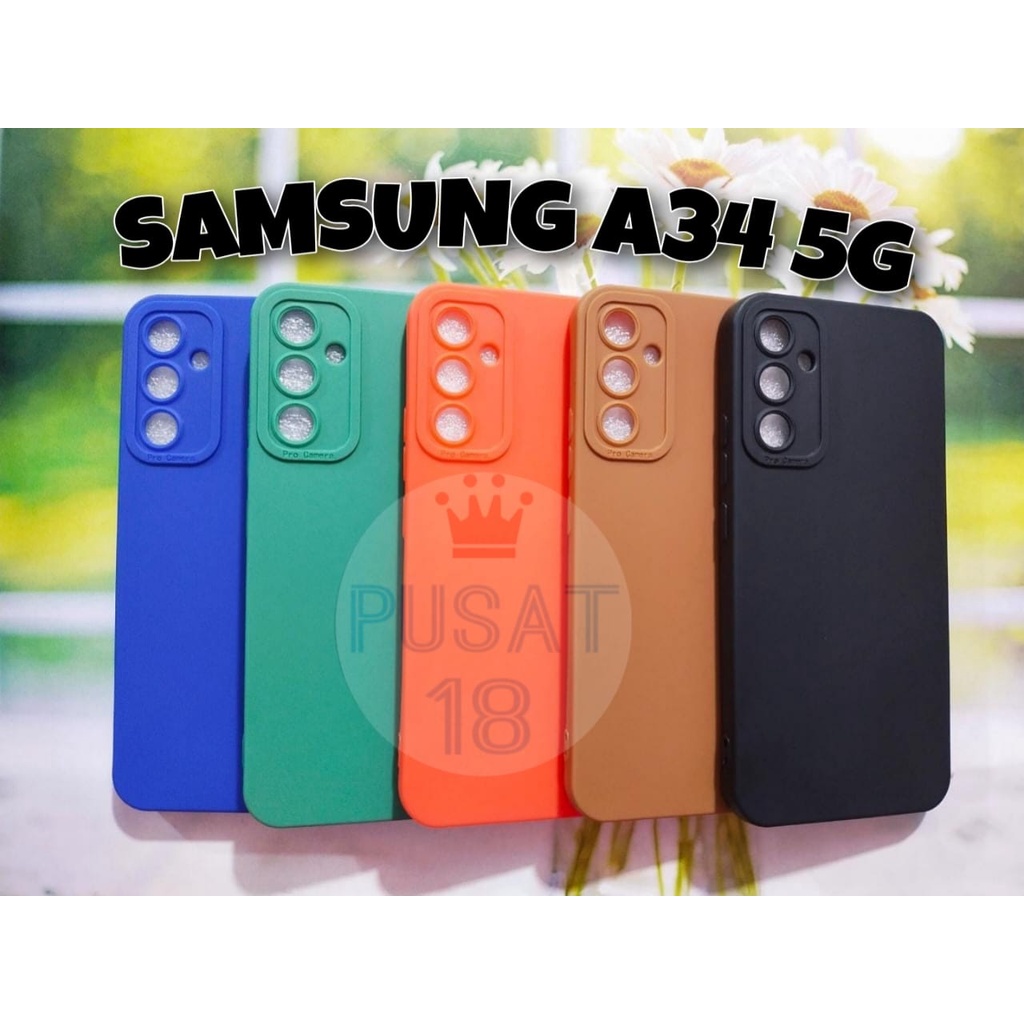 CASE SAMSUNG A34 5G A54 5G || SOFTCASE PRO กล้อง PROTECTOR SAMSUNG A34 5G A54 5G