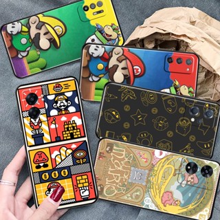 เคสโทรศัพท์ซิลิโคน TPU กันกระแทก ลาย Mario มีลายด้านข้าง สําหรับ OPPO Realme 8 8S Q3 Q3I PRO C2 C3 C3I C11 2020 C15 C21Y C25Y 4G 5G