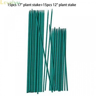 ⭐2023 ⭐15x43cm Sticks+15x30cm Sticks Green Plant Support Sticks Canes For Flower Garden