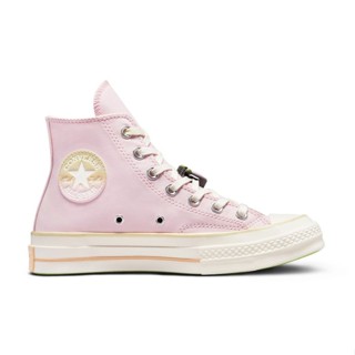 Converse รองเท้าผ้าใบ Sneakers  CHUCK 70 SUMMER HI PINK ผู้หญิง สีชมพู - A02295CU2PIXX