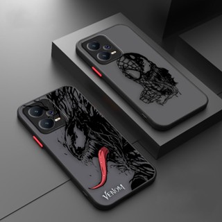 เคสโทรศัพท์มือถือ เนื้อแมตต์ ลายสไปเดอร์แมน เวน่อม สําหรับ Xiaomi Redmi Note 12 11 11S 11T 10 10S 10X 9 9S 9T 8 7 6 5 5A Y1 4 4X 3 2 Pro Plus Lite POCO M4 M3 M2 Pro 4g 5G