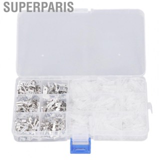 Superparis Male Female Spade Wire Connectors  2.8mm 4.8mm 6.3mm Spade Wire Connectors and Sleeves for Ship