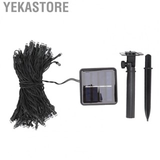 Yekastore Solar Power String Light Decorative Easy Installation IP65  39.4ft Solar  String Light High Conversion Rate for