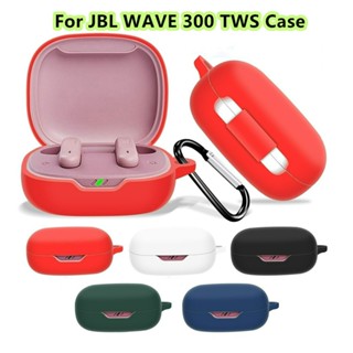 【จัดส่งรวดเร็ว】เคสหูฟัง แบบนิ่ม สีพื้น สําหรับ JBL WAVE 300 TWS JBL WAVE 300 TWS