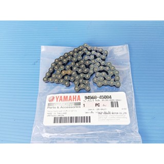 โซ่ราวลิ้น(84ข้อ)แท้YAMAHA Fresh,Rainbow อะไหล่แท้ศูนย์YAMAHA(94568-45084)1ชิ้น  FRESH II 2003 KB-105D FRESH I