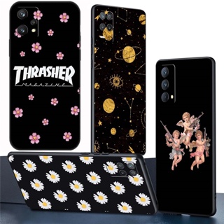 เคสโทรศัพท์มือถือซิลิโคน TPU แบบนิ่ม ลาย BS60 ดอกเบญจมาศ สําหรับ Realme 10T 11 Pro 11 Pro+ C55 C33 2023 GT Neo5 SE GT3 Narzo N55 N53