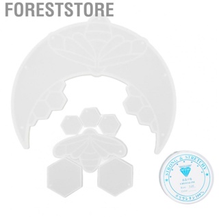 Foreststore Silicone Pendant Making Mold  Easy Cleansing Silicone Pendant Mold Smoothly Surfaces  for Art Crafts