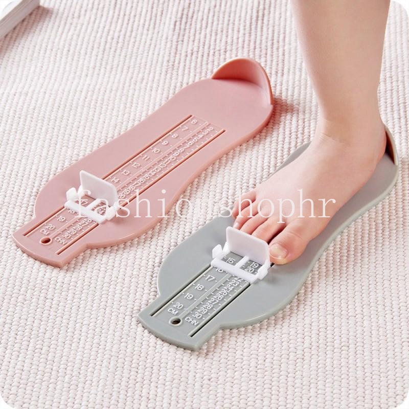พร้อมส่ง ไม้บรรทัดวัดความสูงรองเท้า สําหรับเด็ก 0-8 ปี