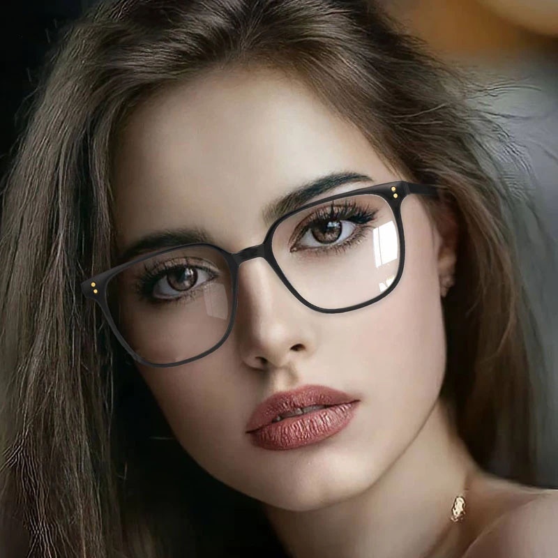 Tr90 Retro Square Anti Blue Light Optical กรอบแว่นตาผู้ชายผู้หญิงแฟชั่นแว่นตาคอมพิวเตอร์