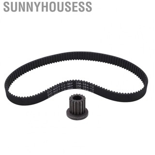 Sunnyhousess 16T 8mm Timing Belt Pulley  384‑3M‑12 Drive Belt Wear Resistant Replacement  for