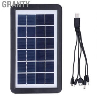 Granty Solar Panel 3.8W 6V Polycrystalline Silicon Thin Film Solar Panel