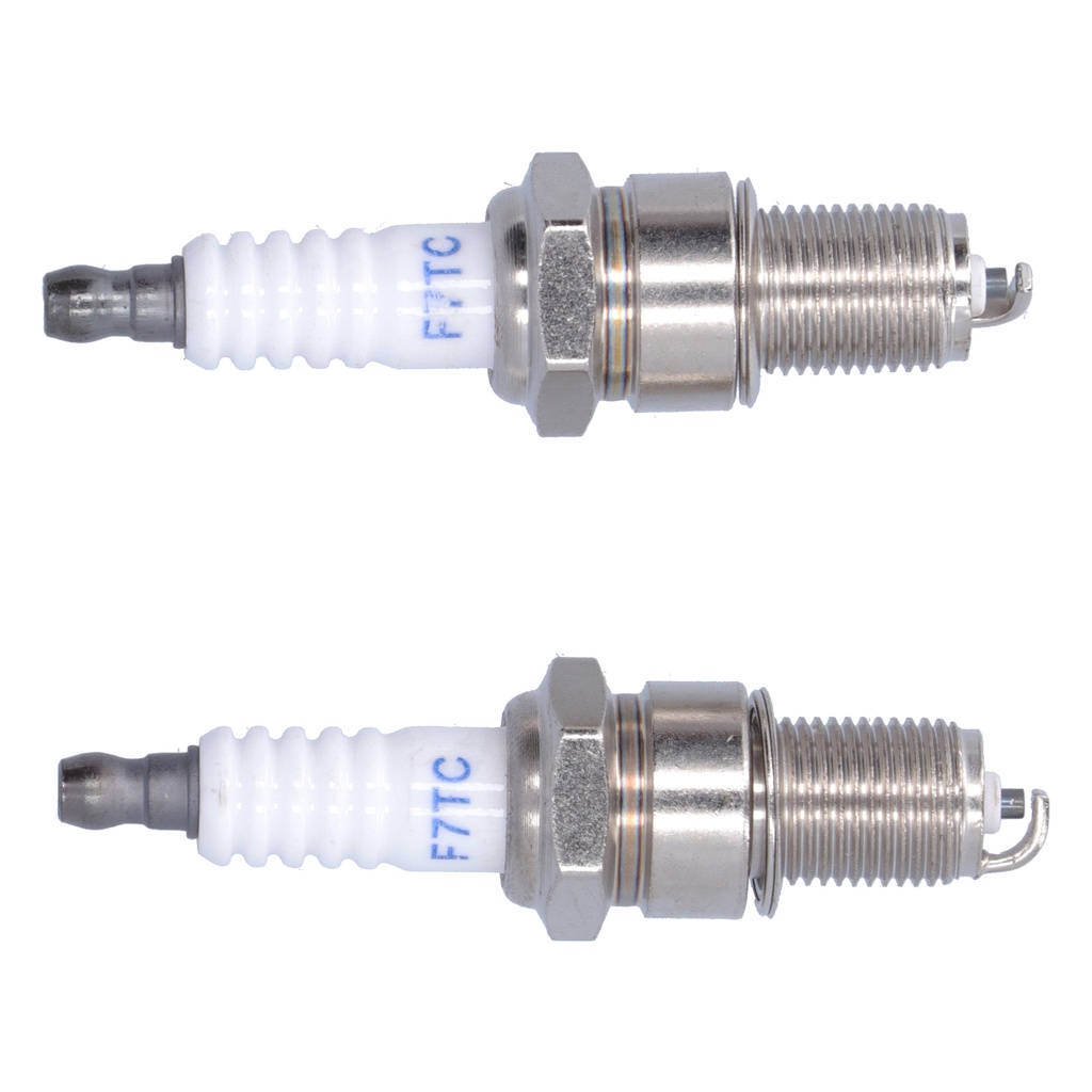 2PCS Spark Plug เปลี่ยน F6RTC สําหรับ MTD 951-610292 751-510292 ไฟฉายเครื่องยนต์ 131-039 เครื่องตัดห