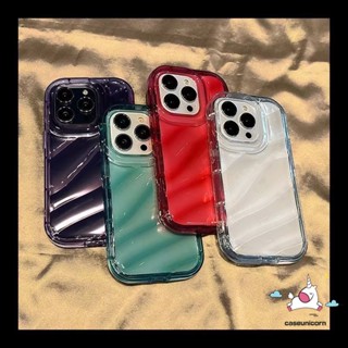 เคสโทรศัพท์มือถือแบบนิ่ม ใส ลายลูกฟูก 3D สีมาการอง เรียบง่าย หรูหรา สําหรับ IPhone 7Plus XR 11 14 13 12 Pro MAX 6 6S 7 8 Plus X XS MAX SE 2020