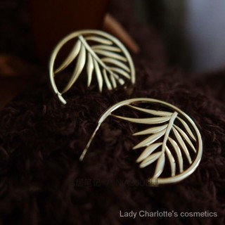 [0525]SDY  Girlfriend Gift  Entry lux  Accessible luxury  Best friend French Leaf Silhouette Earrings Gold-Plated Earrings Fashion Design Earrings Elegant and Personalized Exquisit