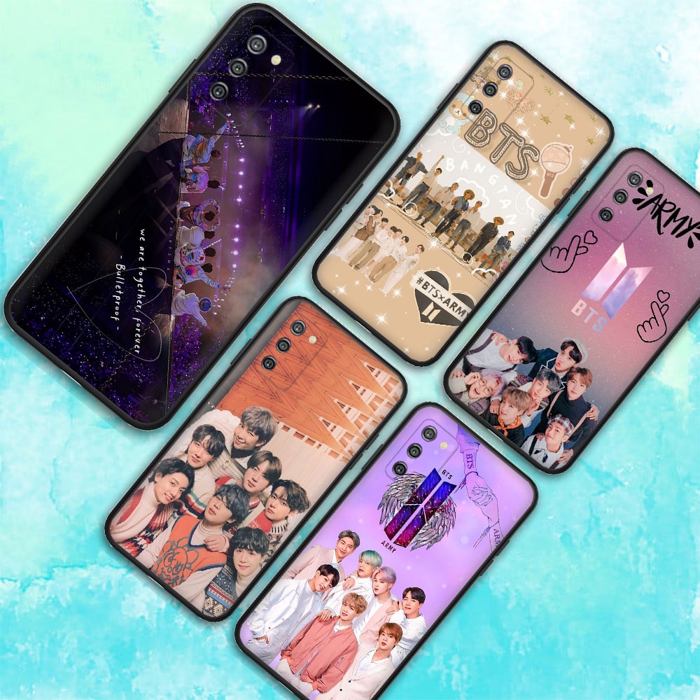 Samsung Galaxy A11 A12 A13 A14 A21S A22 A22S A23 A31 ซิลิโคนเคสโทรศัพท์รองเท้าแฟชั่นปลอกอ่อน O3K3 bts