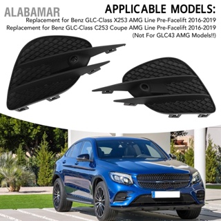 ALABAMAR 1 คู่กรอบไฟตัดหมอก 2538853600 เปลี่ยนฝาครอบไฟตัดหมอกซ้ายและขวาสำหรับ Benz GLC-Class X253 C253