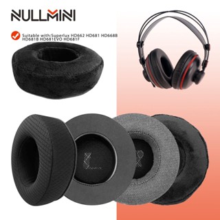 Nullmini แผ่นครอบหูฟัง แบบเปลี่ยน สําหรับ Superlux HD662 HD681 HD668B HD681B HD681EVO HD681F