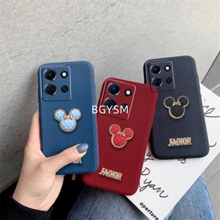 ใหม่ พร้อมส่ง เคสโทรศัพท์มือถือ ซิลิโคนนิ่ม ผิวด้าน กันรอยกล้อง ลาย Dior-Micky Mouse สําหรับ Infinix Note 30 VIP INFINIXNOTE30VIP