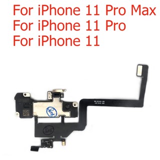 ใหม่ ของแท้ อะไหล่สายหูฟังลําโพง พร้อมเซนเซอร์ไฟ แบบเปลี่ยน สําหรับ iPhone 11 Pro 11pro Max